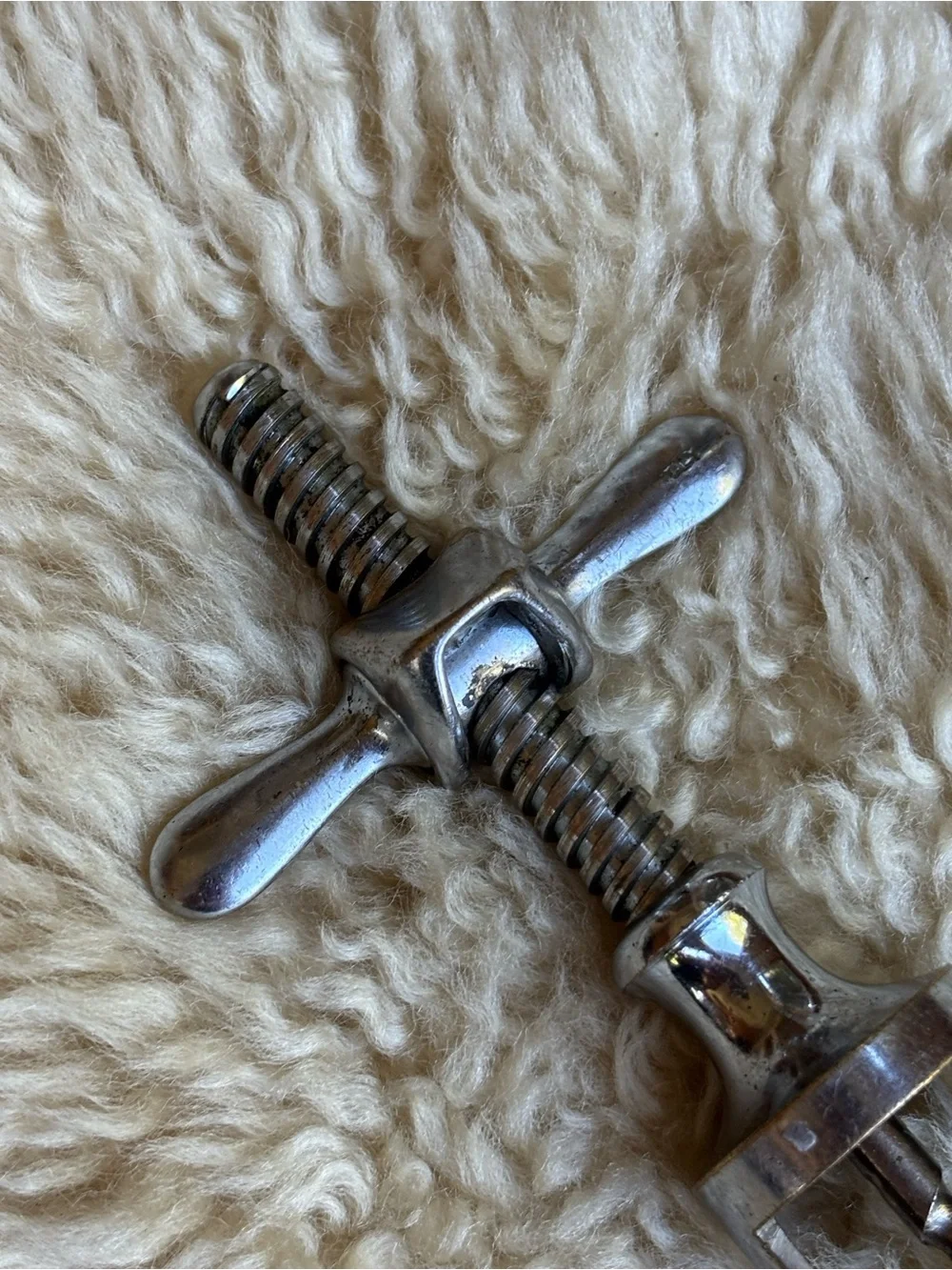 Vintage solid metal